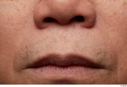 Face Mouth Nose Skin Man Asian Slim Wrinkles Studio photo references